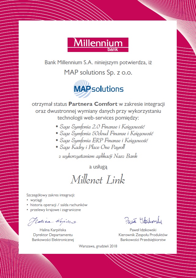 Certyfikat Uznania dla aplikacji Nasz Bank!