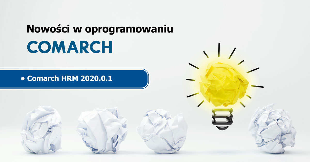 Wydanie Comarch HRM 2020.0.1