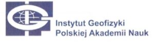 Instytut Geofizyki Polska Akademia Nauk