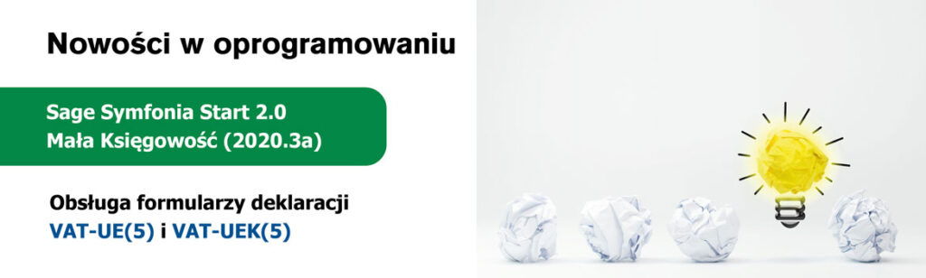 Nowa wersja Sage Symfonia 2.0 Mała Księgowość 2020.3a