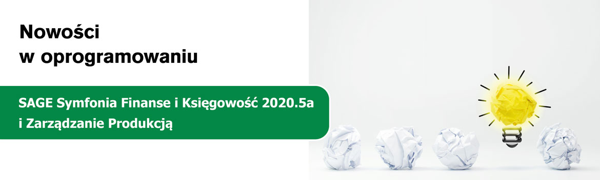 Uaktualnienie Sage Symfonia Finanse i Księgowość 2020.5a