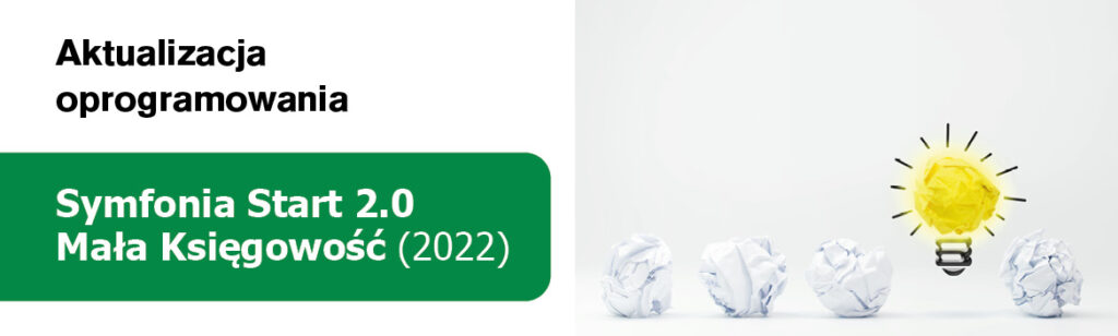 Symfonia Start 2.0 Mała Księgowość (2022) wydana