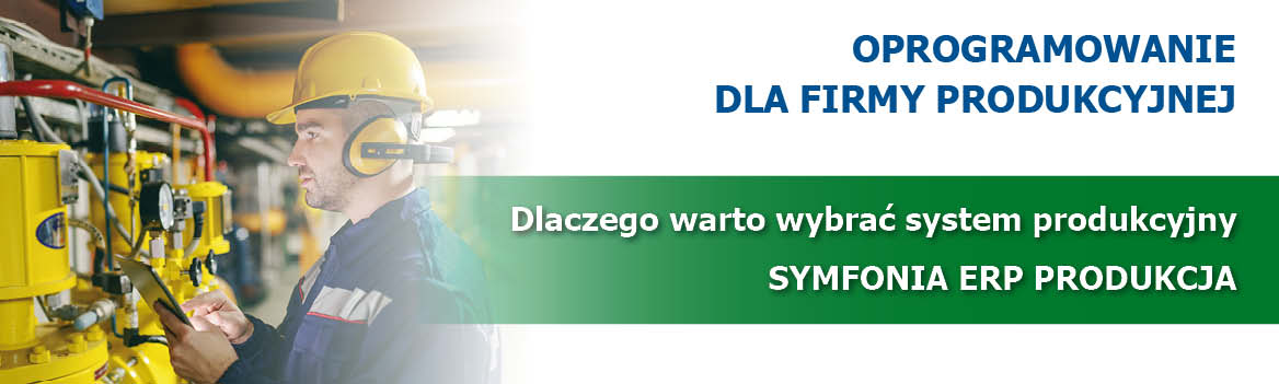 Oprogramowanie dla firmy produkcyjnej