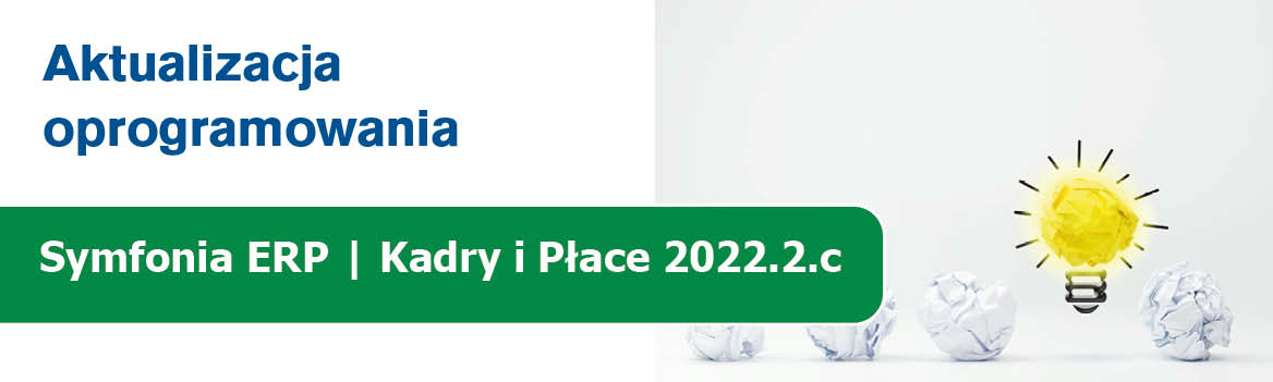 Aktualizacja Symfonia ERP Kadry i Płace 2022.2.c
