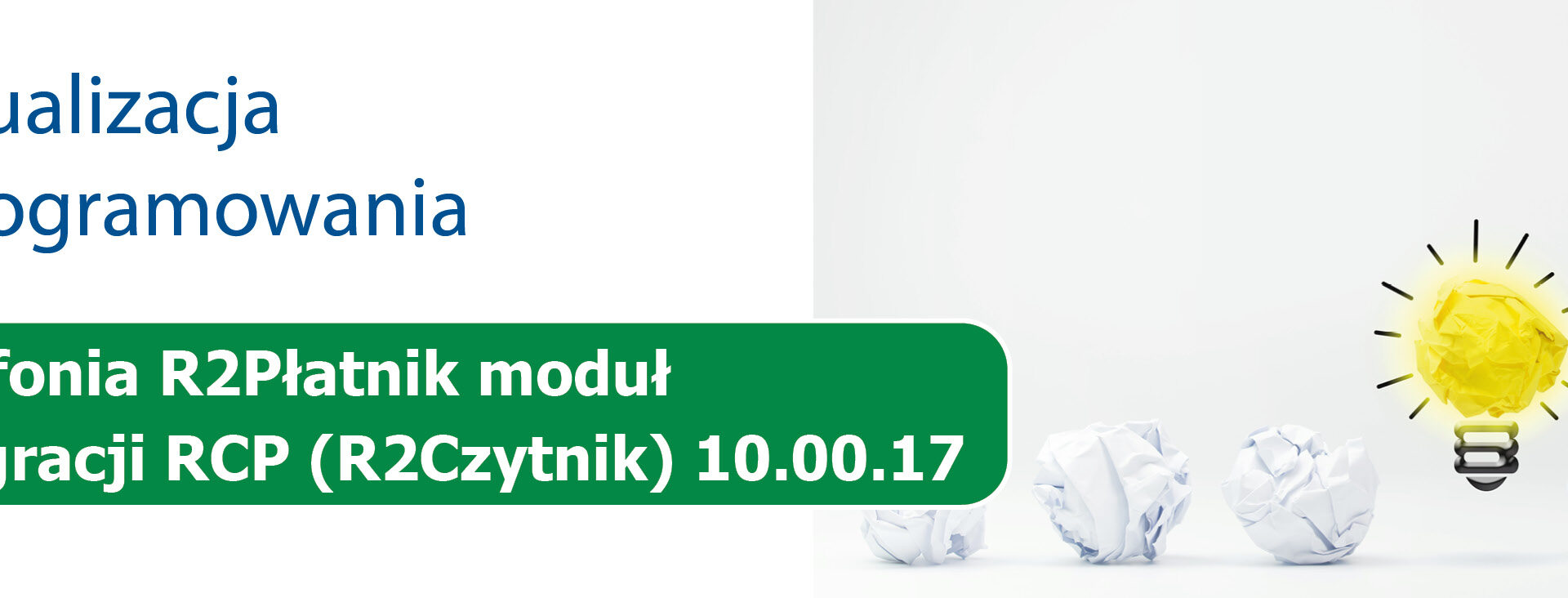 Aktualizacja Symfonia R2Płatnik moduł integracji RCP (R2Czytnik) 10.00.17