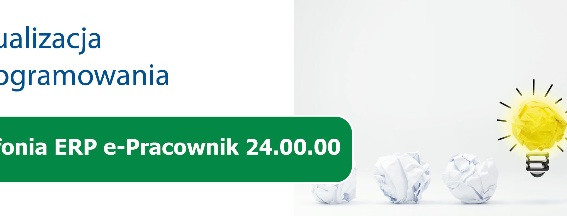 Aktualizacja Symfonia ERP e-Pracownik 24.00.00