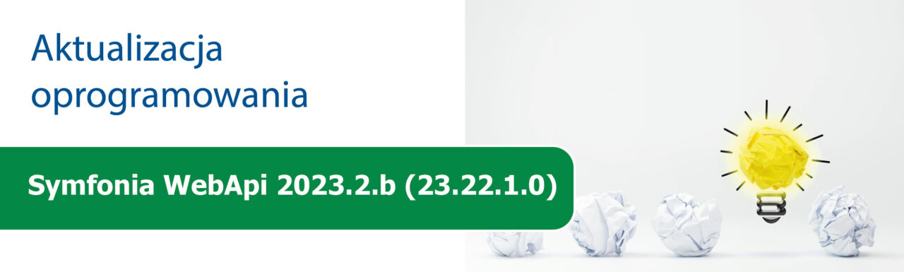 Nowa wersja Symfonia WebApi 2023.2.b
