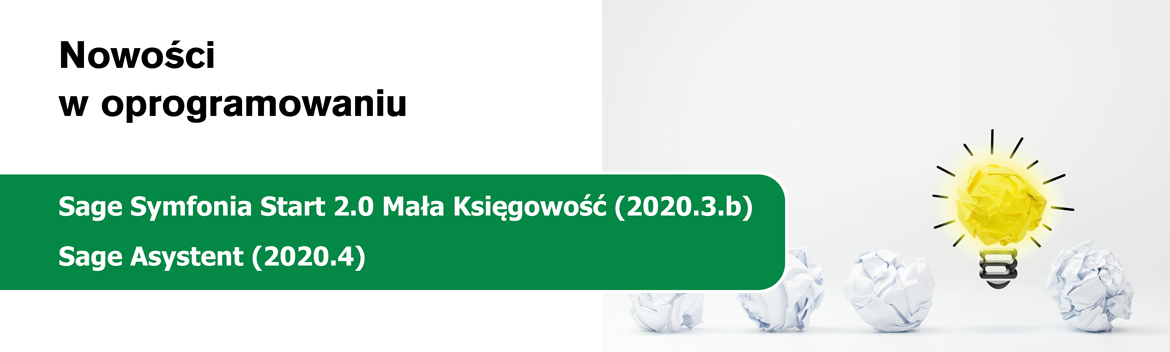 Nowe wersje Sage Symfonia Start 2.0 i Sage Asystent