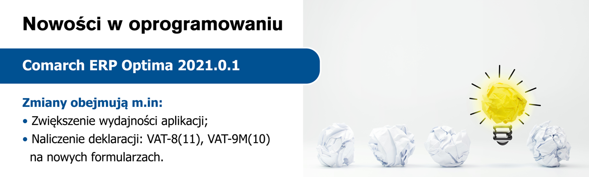 Comarch Optima 2021.0.1 wydana