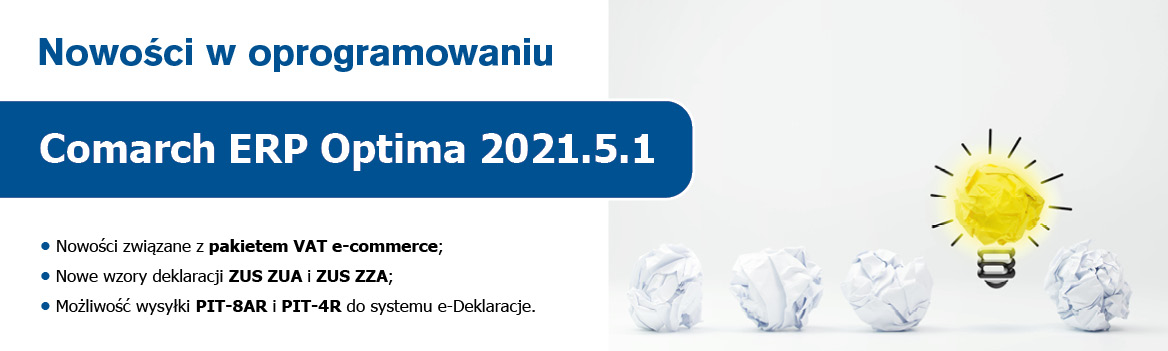 Nowa wersja COMARCH ERP Optima 2021.5.1