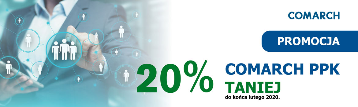 20% rabatu na zakup COMARCH PPK