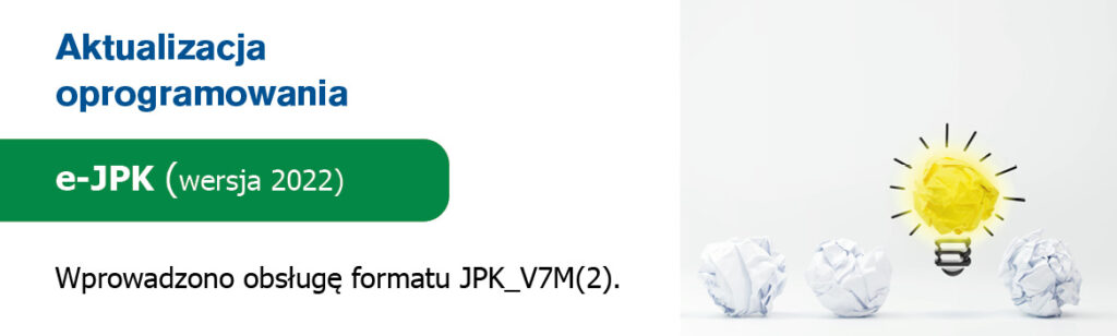 e-JPK 2022 – obsługa plików JPK_V7M(2)