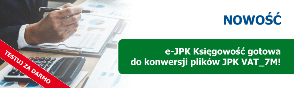 Obsługa plików JPK VAT_7M w aplikacji e-JPK Księgowość