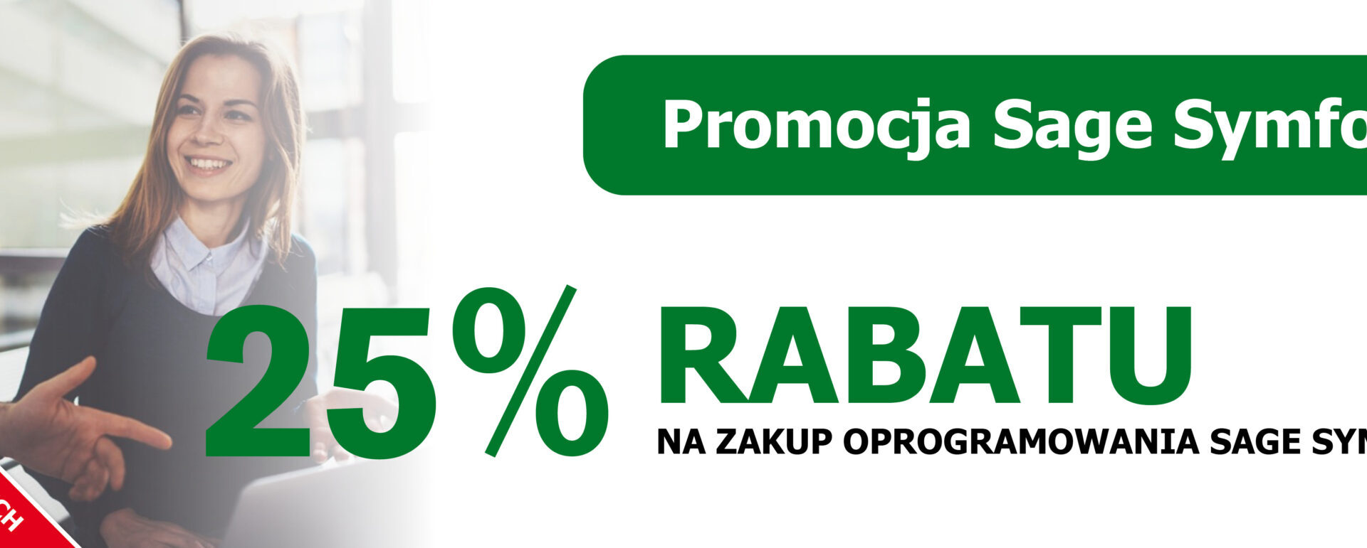 25% rabatu na zakup oprogramowania Sage Symfonia.