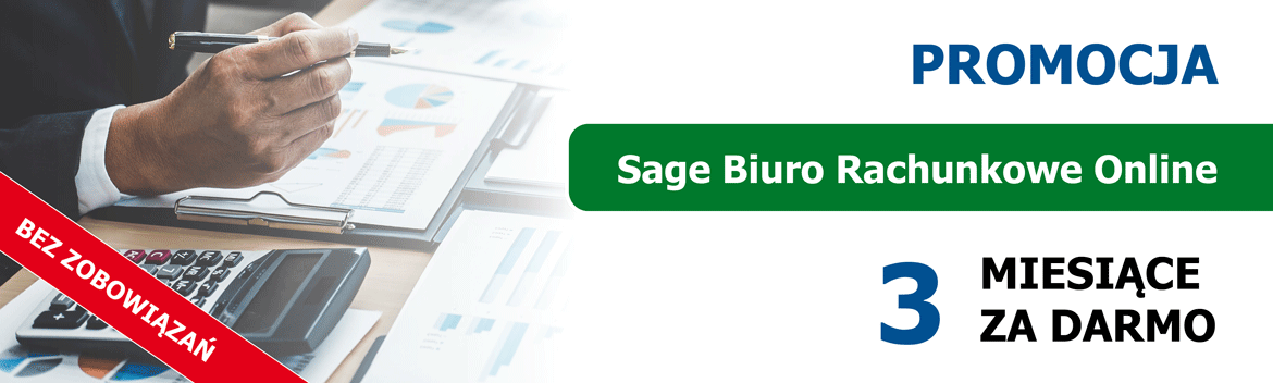 Sage Biuro Rachunkowe Online na 3 miesiące za darmo