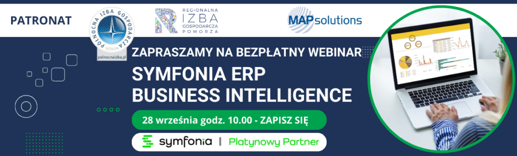 Zapraszamy na bezpłatny webinar Symfonia ERP Business Intelligence