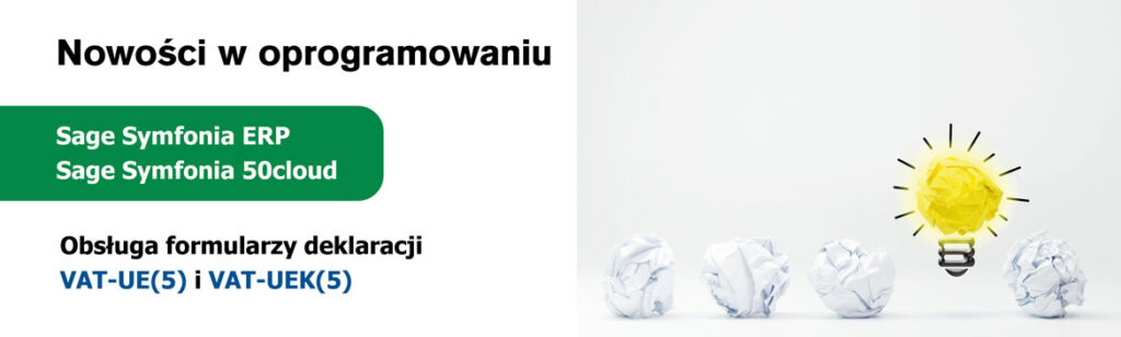 Obsługa deklaracji VAT_UE(5) w Sage Symfonia ERP i Sage Symfonia 50cloud