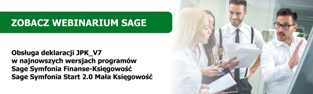 Zobacz Webinarium: JPK_V7 w najnowszej wersji oprogramowania Sage Symfonia