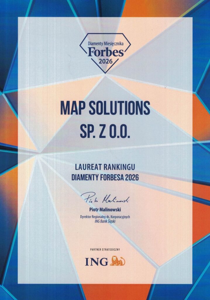 MAP solutions laureatem Diamentów Forbes 2026